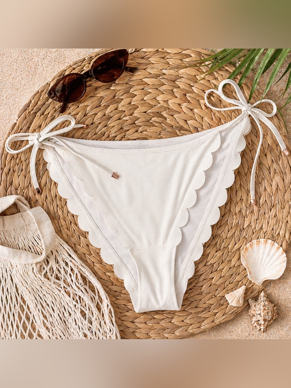 H&M Scalloped Edge Bikini Bottom